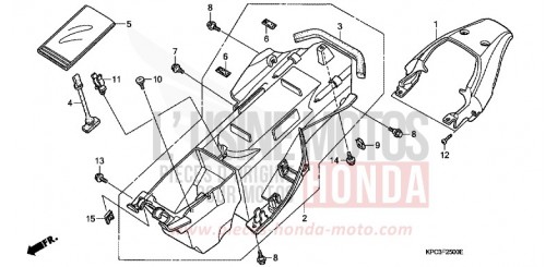 REAR FENDER XL125V2 de 2002